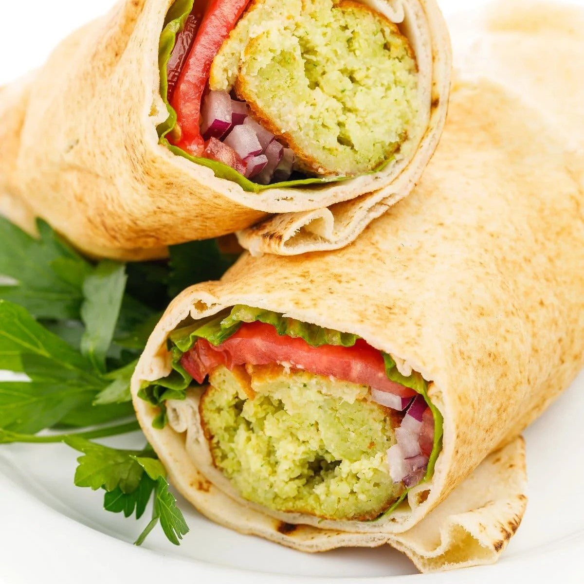 1 - Falafel Veggie Wrap - DF, Vegan