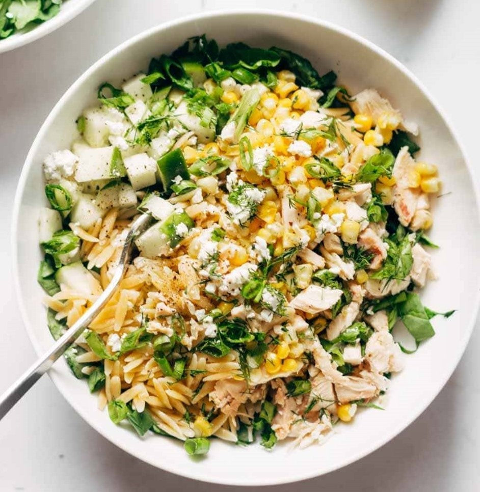 1 - Lemon Orzo Bowl - Vegetarian